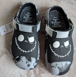 Disney The Nightmare Before Christmas Jack Skellington Men'sClogs - Black & Gray